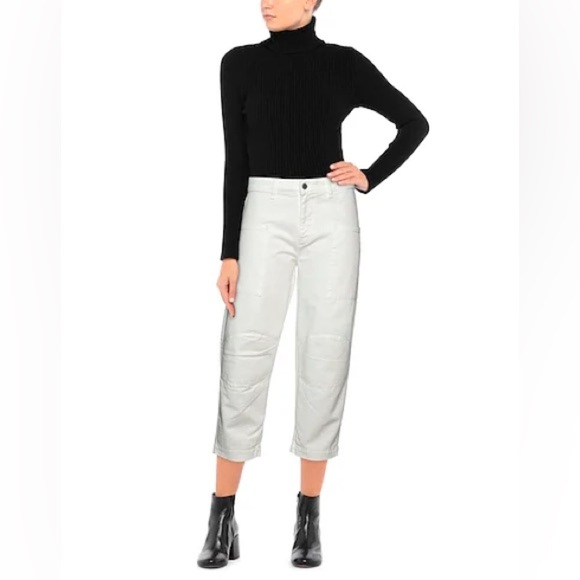 Babel Womens size Medium White Cargo Trouser Pants/Capris - Picture 2 of 6